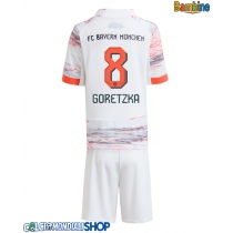 Maglie da calcio Bayern Munich Leon Goretzka #8 Seconda Maglia Bambino 2025-26 Manica Corta (+ Pantaloni corti)